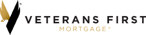 Veterans First Mortgage logo.